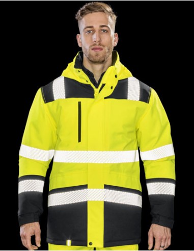 RES-R475X-Printable Waterproof Softshell Safety Coat